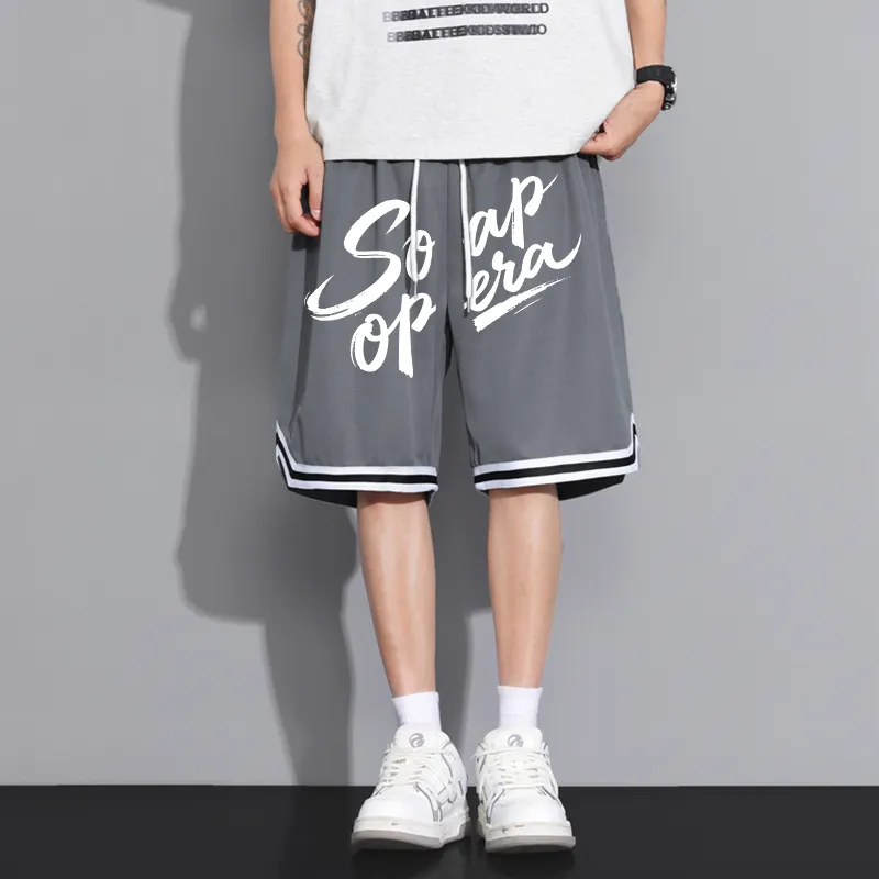 SOAP OPERA Basketball Shorts Unisex-17