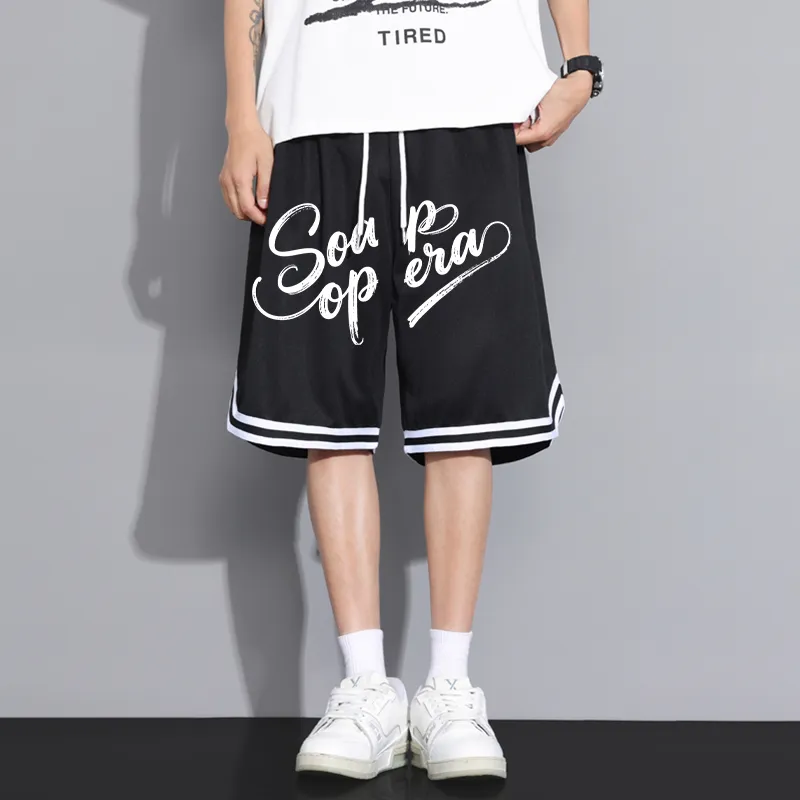 SOAP OPERA Basketball Shorts Unisex-12