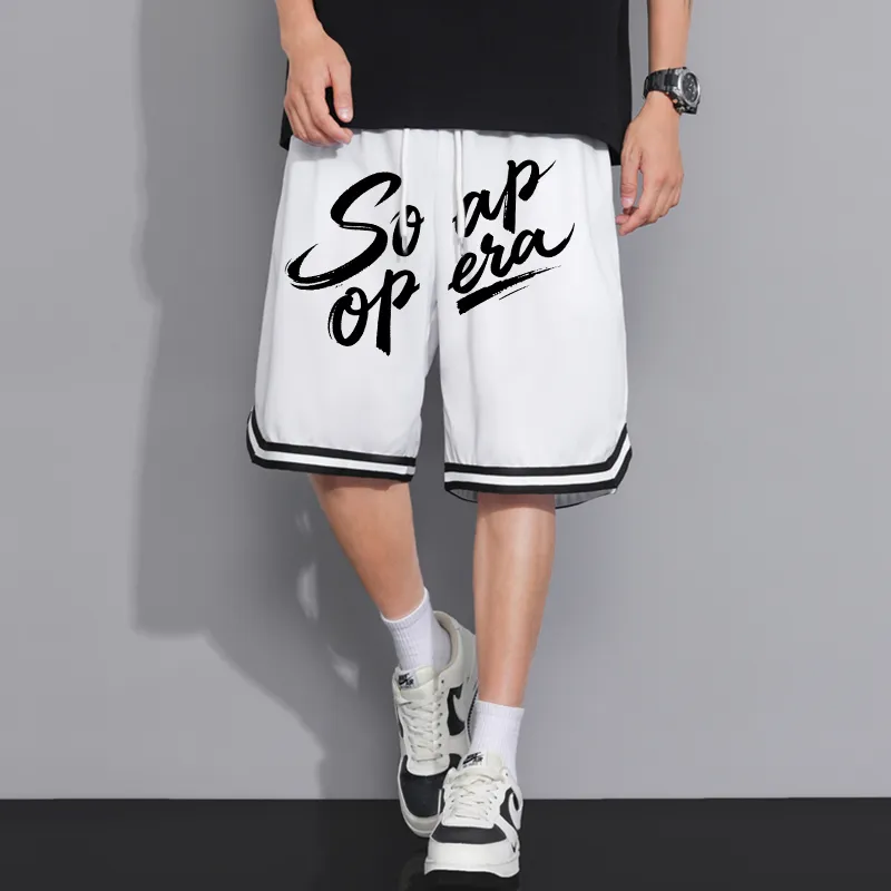 SOAP OPERA Basketball Shorts Unisex-3