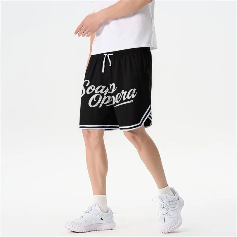 SOAP OPERA Basketball Shorts Unisex-3