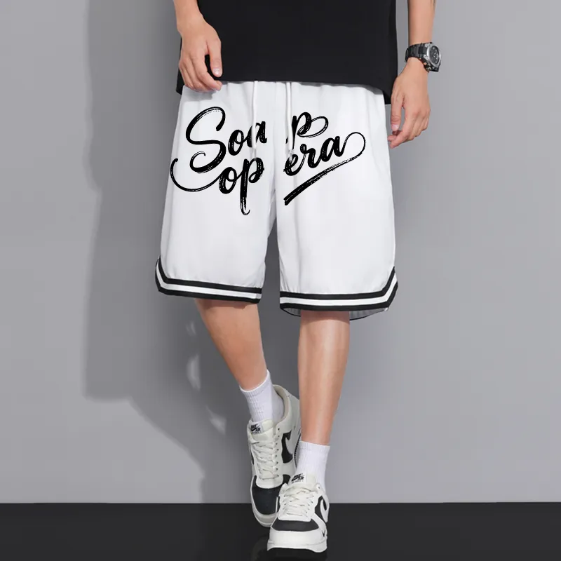 SOAP OPERA Basketball Shorts Unisex-3