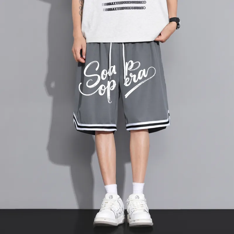 SOAP OPERA Basketball Shorts Unisex-17