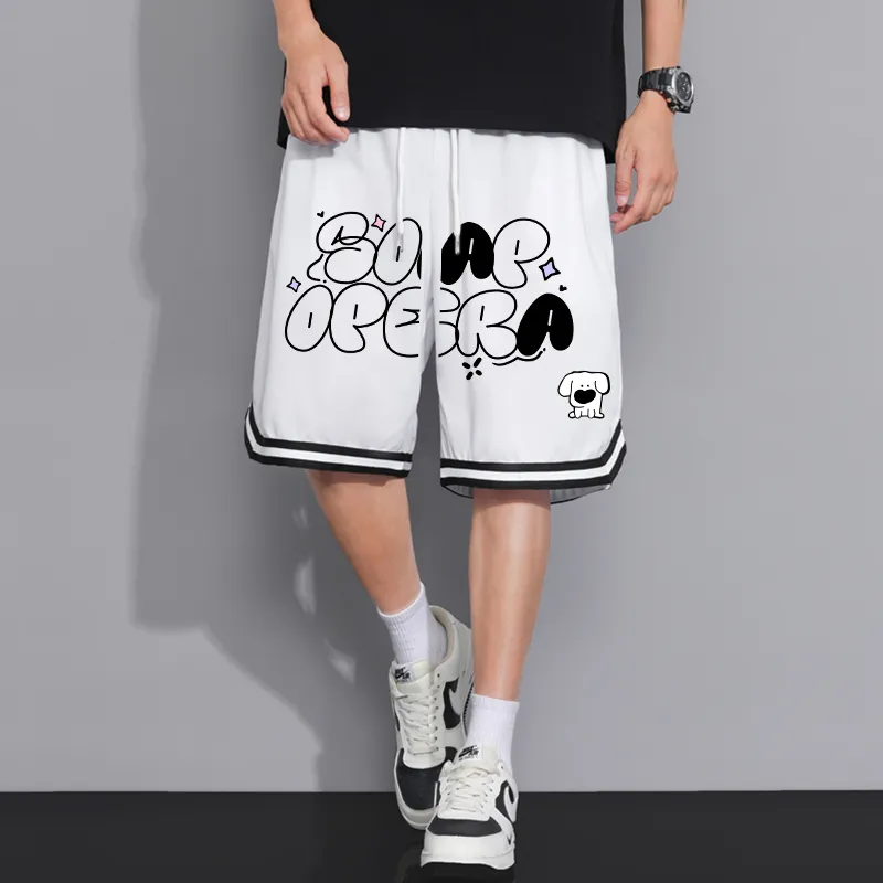 SOAP OPERA Basketball Shorts Unisex-3
