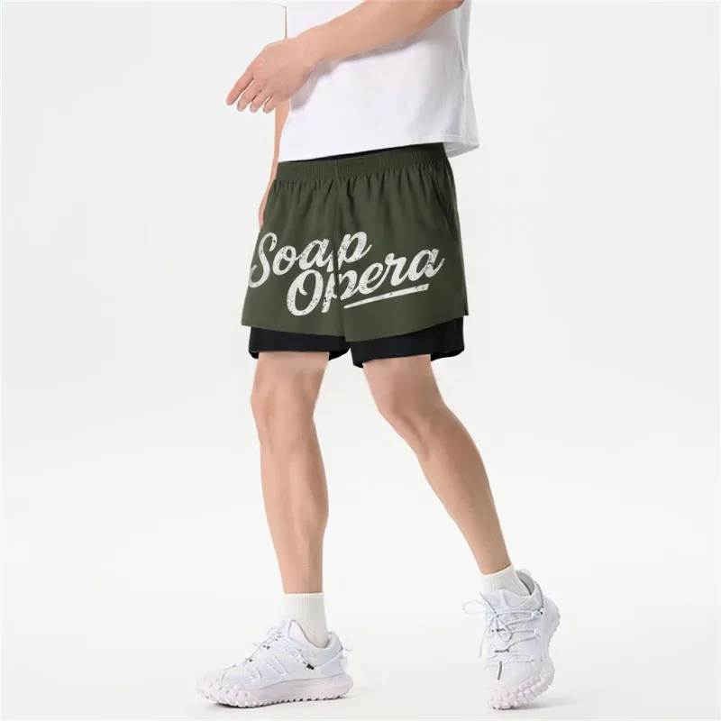 SOAP OPERA Basketball Shorts Unisex-8