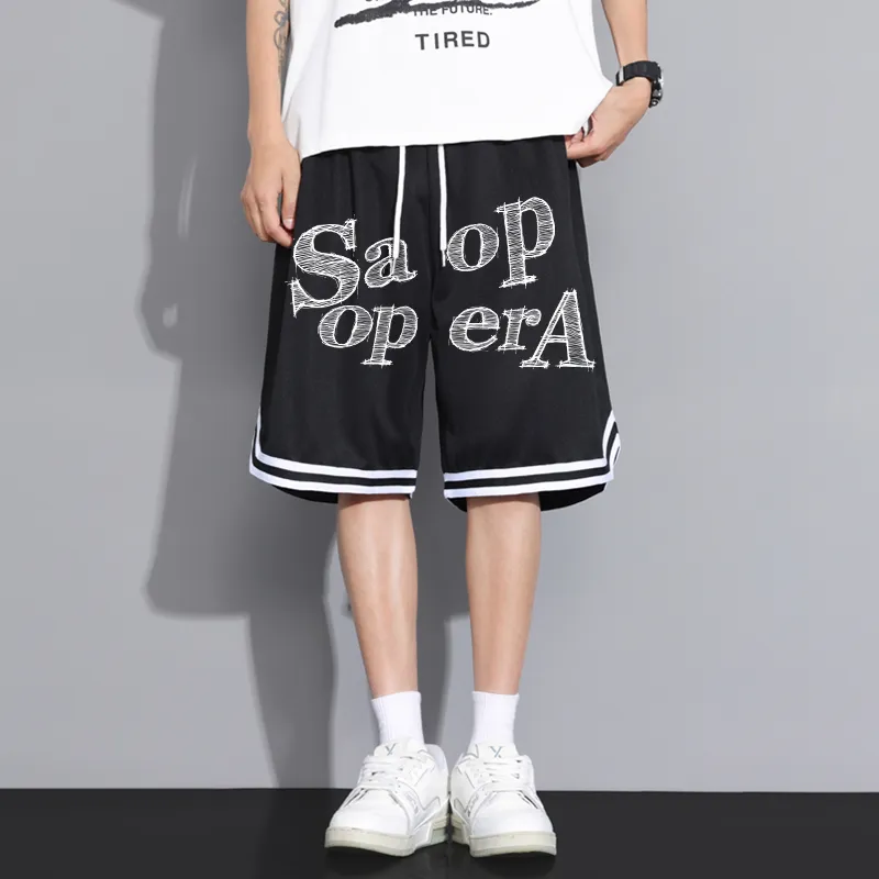 SOAP OPERA Basketball Shorts Unisex-12