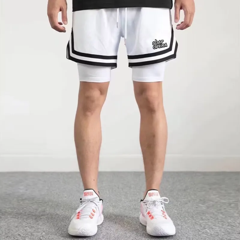 SOAP OPERA Basketball Shorts Unisex-6
