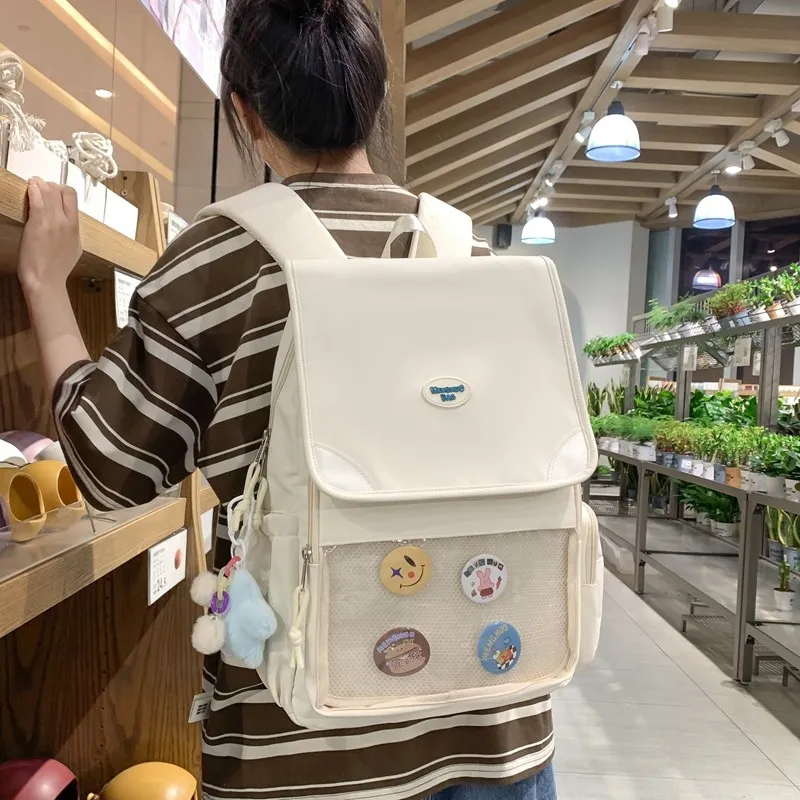 Worm's Home Polyester Cotton Blend Backpack Regular Unisex Multicolor-1