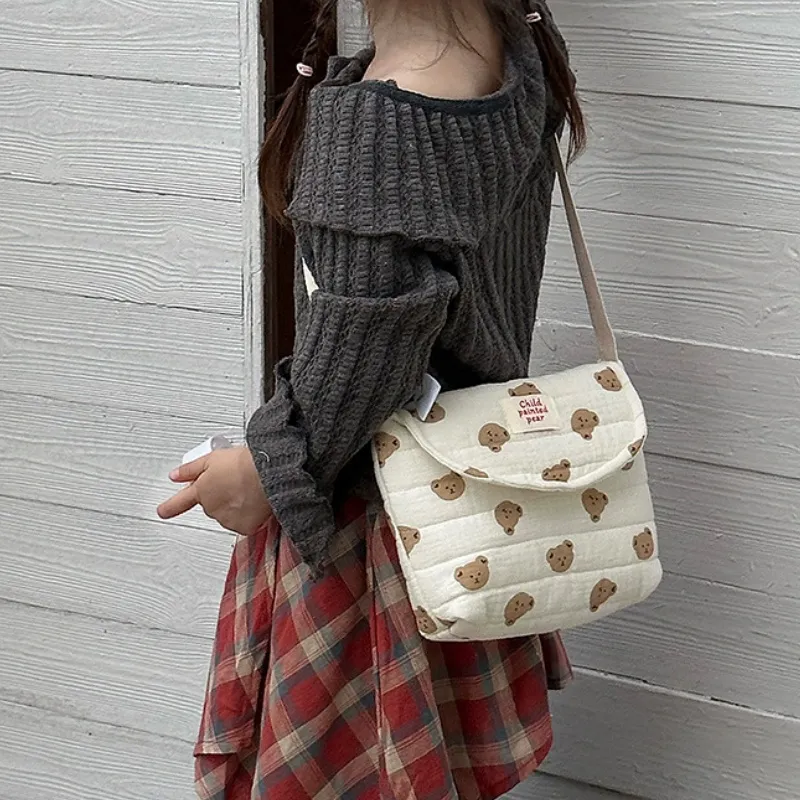 WHEELY BABY+ Cotton Crossbody Bags Shoulder Bags Small Size Kids' Multicolor-3