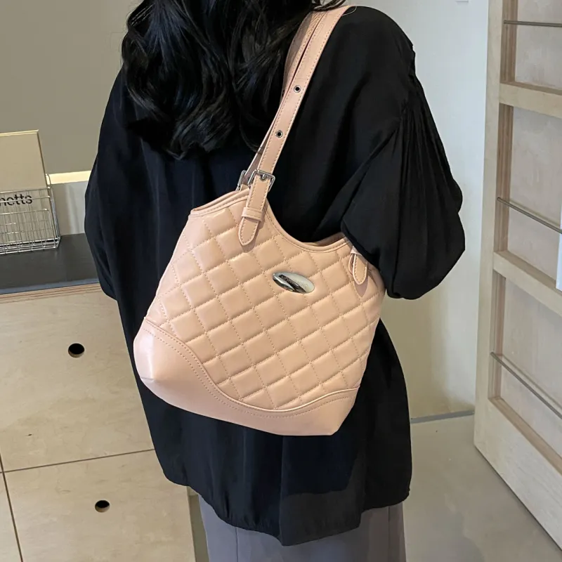 Worm's Home PU Shoulder Bag, Crossbody Bag, Handbag Women's White/Silver/Black/Blue/Pink-7