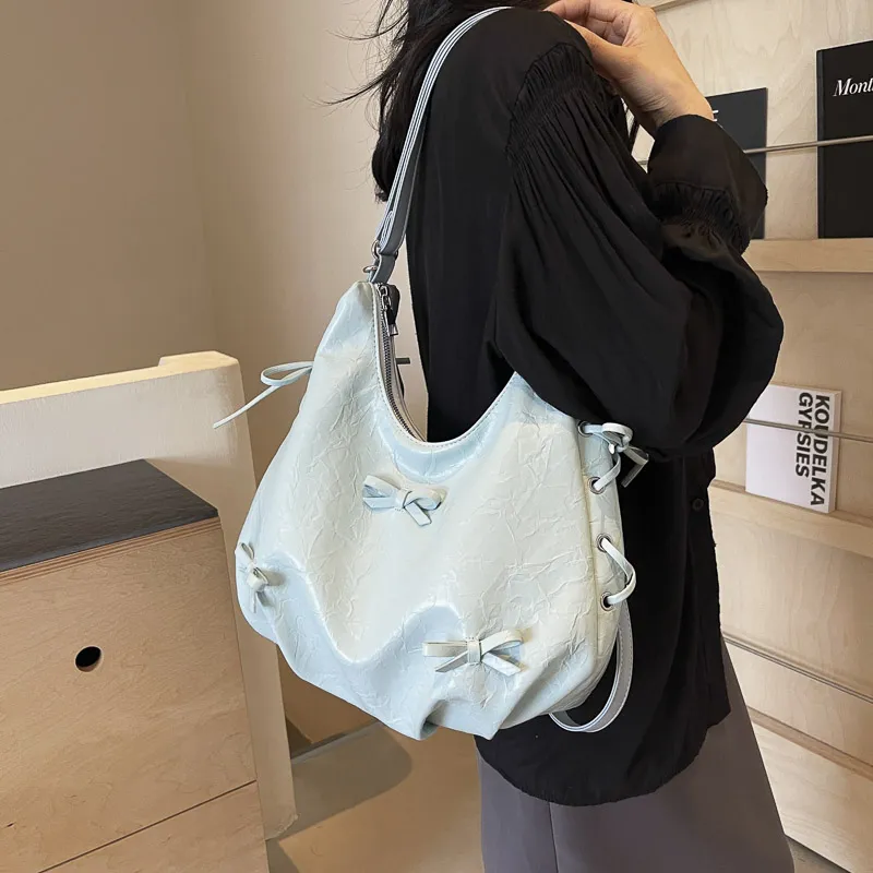 Worm's Home Artificial Leather One Shoulder Crossbody Backpack Women's Multicolor-18