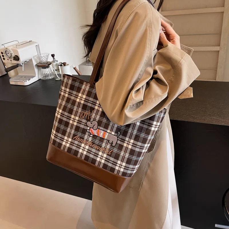 Worm's Home Artificial Leather Tote Bag, Shoulder Bag Regular Women's Brown-8