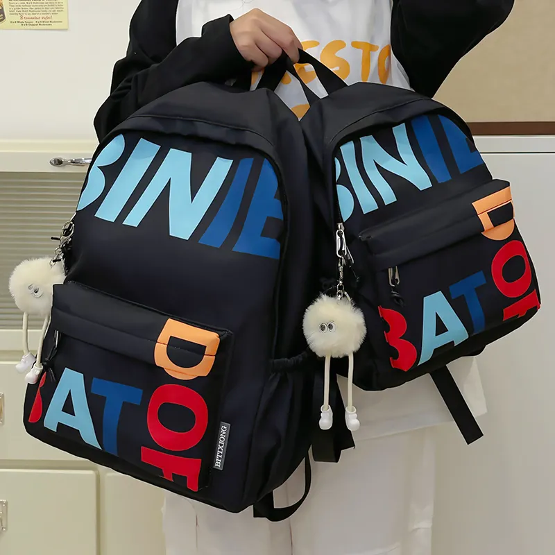 Worm's Home Nylon Backpack Women's White/Black-13