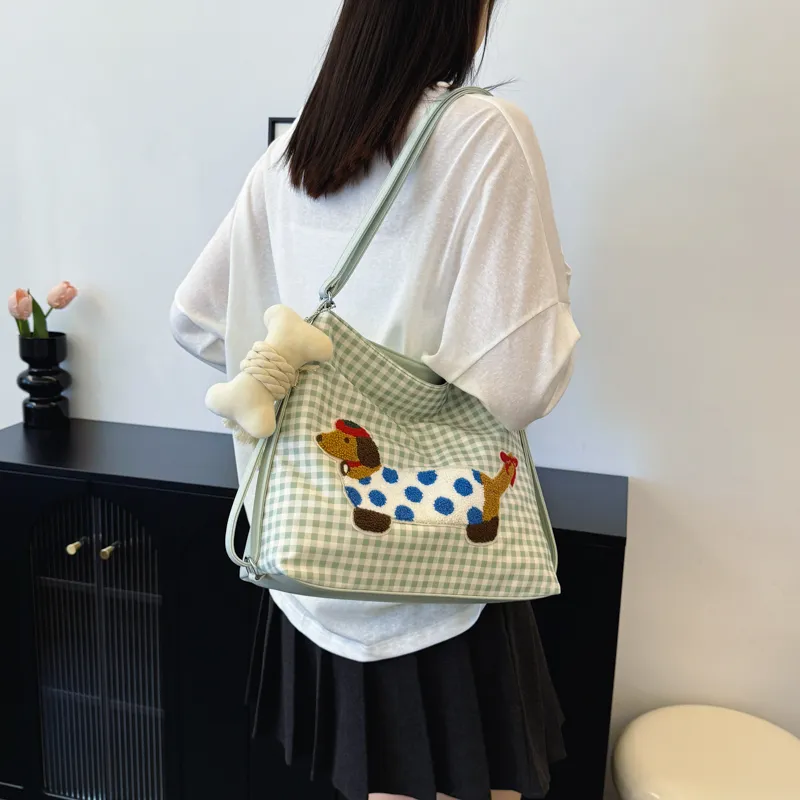 Worm's Home Canvas Backpack Shoulder Bag Regular Women's Multicolor-8