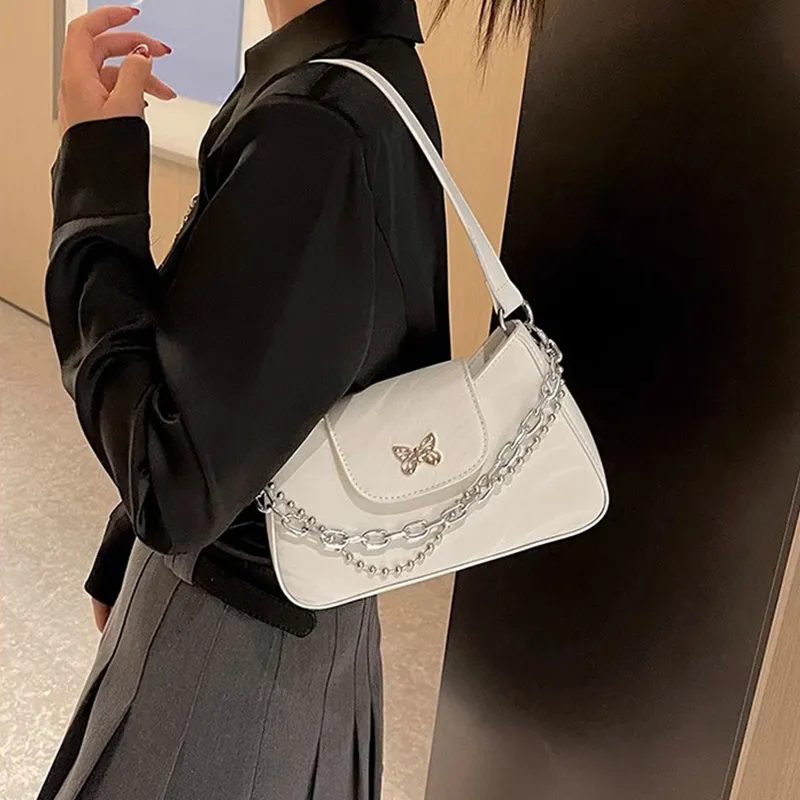 ZUONU PU Shoulder Bag, Crossbody Bag Small Size Women's Ecru/Silver/Light Purple/Black-25