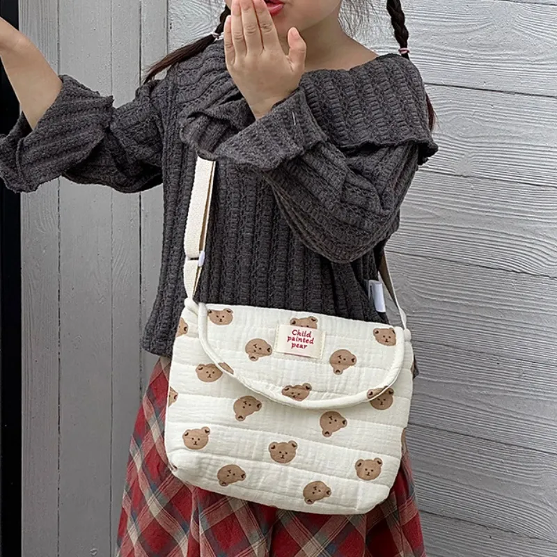 WHEELY BABY+ Cotton Crossbody Bags Shoulder Bags Small Size Kids' Multicolor-4