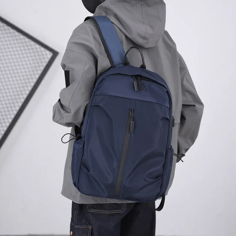 Worm's Home Oxford Backpack Men's Black/Gray/Blue-1