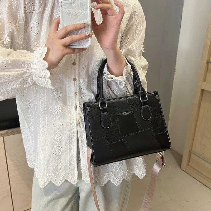 WHEELY BABY+ PU One Shoulder Handbags Regular Women's Ecru/Silver/Black-16