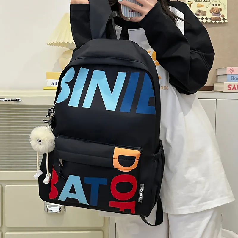 Worm's Home Nylon Backpack Women's White/Black-9