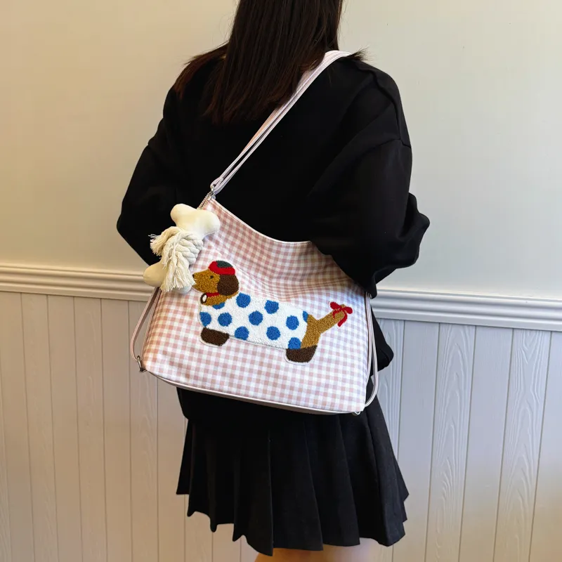 Worm's Home Canvas Backpack Shoulder Bag Regular Women's Multicolor-11