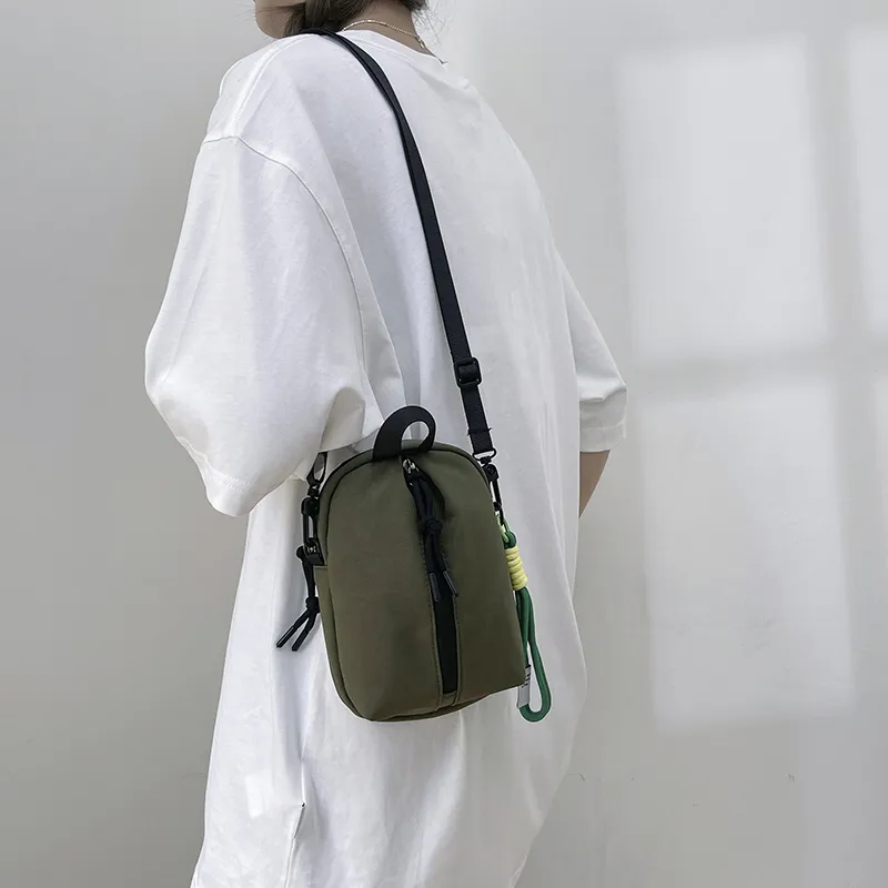 Worm's Home Canvas Bag, Crossbody Bag Unisex White/Black/Red/Green/Blue-16