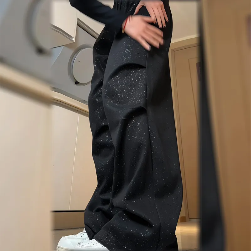 Mogao Casual Pants Unisex Black-3