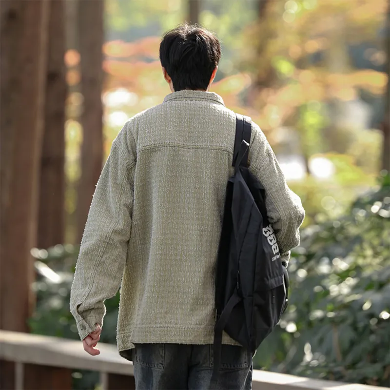 Mogao Denim Jacket Unisex Yellow Green-2