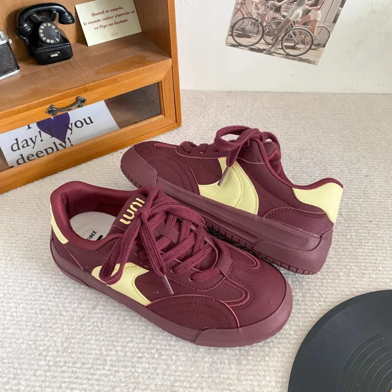 BINGO DUCK Coverage Low Top Skateboard Shoes Women's-11