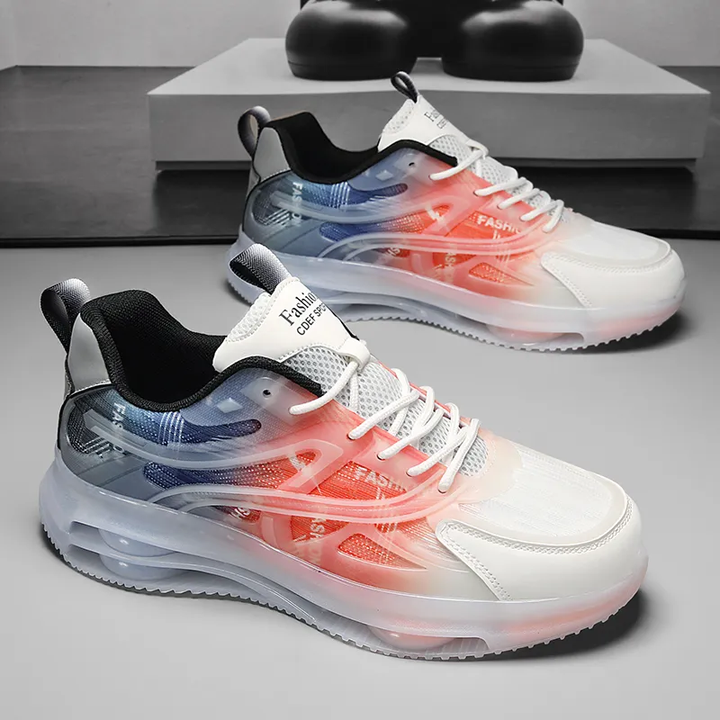 BINGO DUCK Cushioning, Breathable, Slip Resistant, Height Increasing Low Top Chunky Sneakers Men's-6