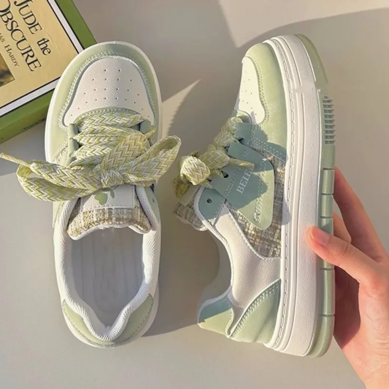 BINGO DUCK Low Top Skateboard Shoes Women's-3