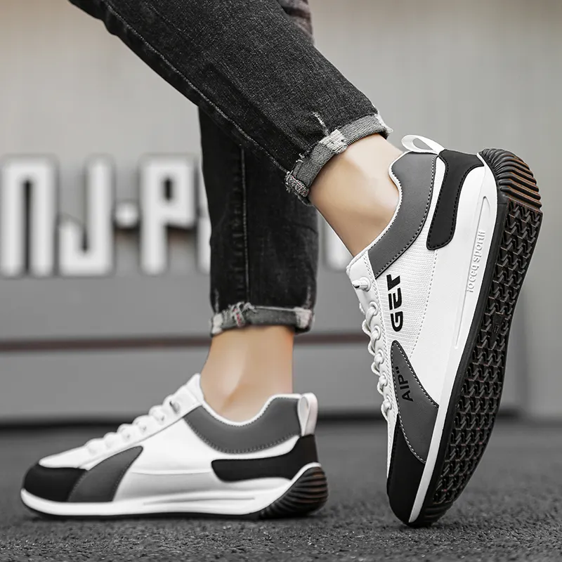BINGO DUCK Slip Resistant Low Top Casual Shoes Men's-6