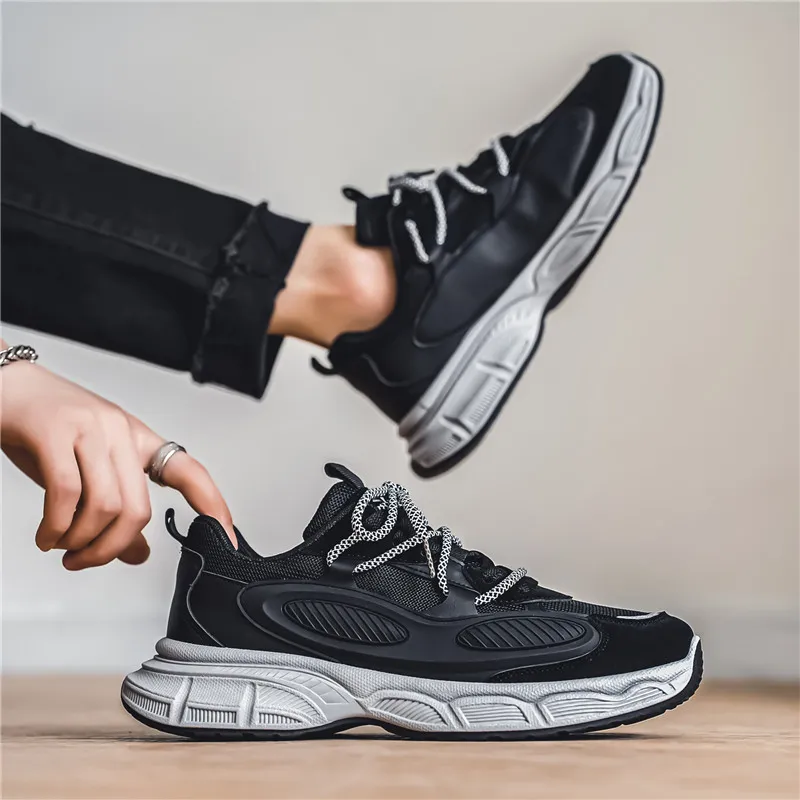 BINGO DUCK Coverage Mid Top Chunky Sneakers Men's-13