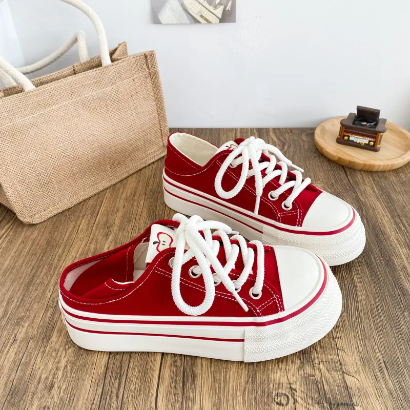 JimiXiong Low Top Canvas Shoes Women's-23