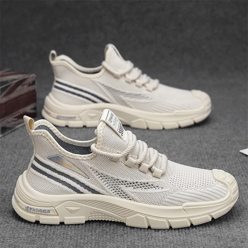 BINGO DUCK Slip Resistant Low Top Casual Shoes Men's-4