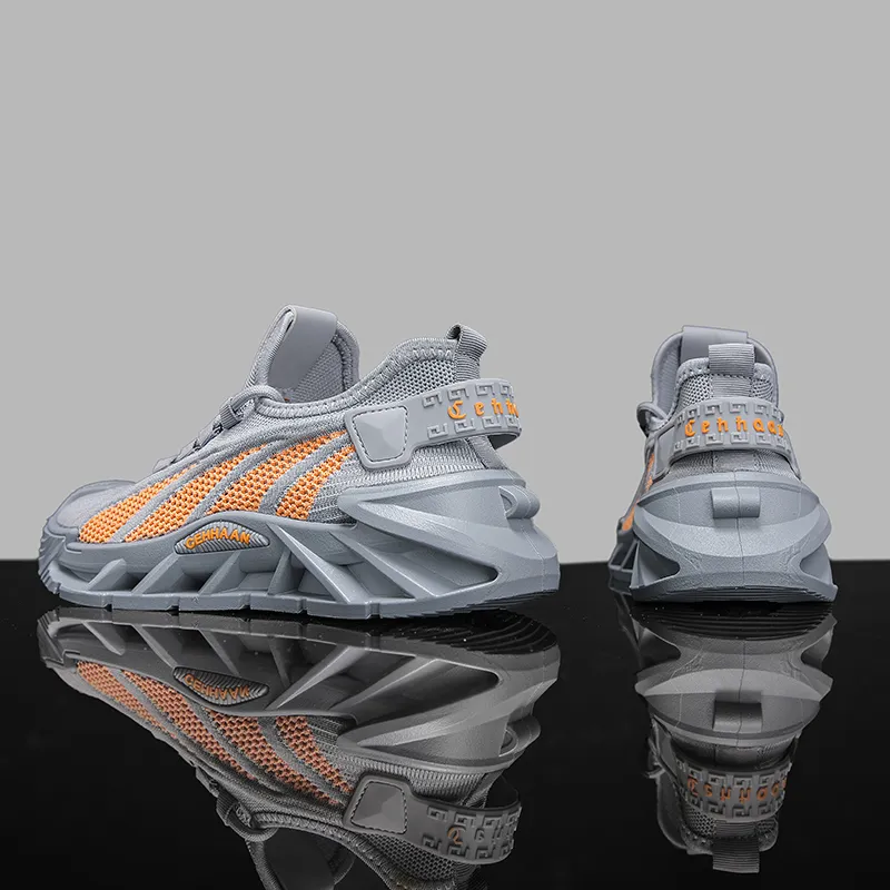 BINGO DUCK Slip Resistant And Breathable Low Top Casual Shoes Men's-11