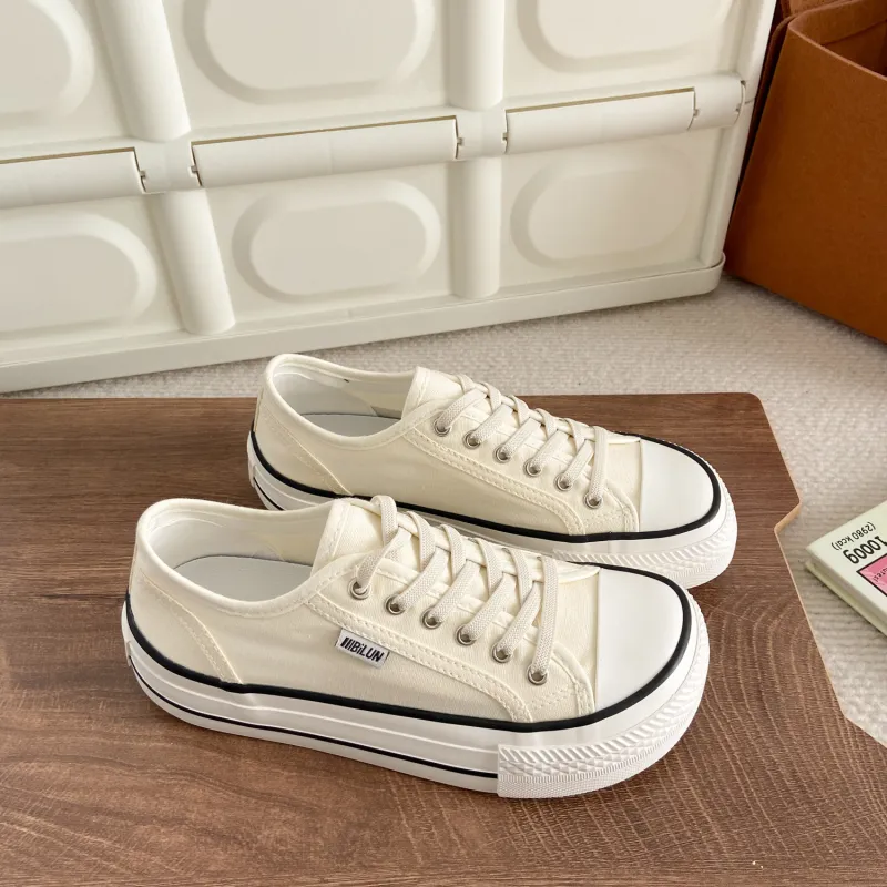 JimiXiong Breathable Low Top Canvas Shoes Women's-4