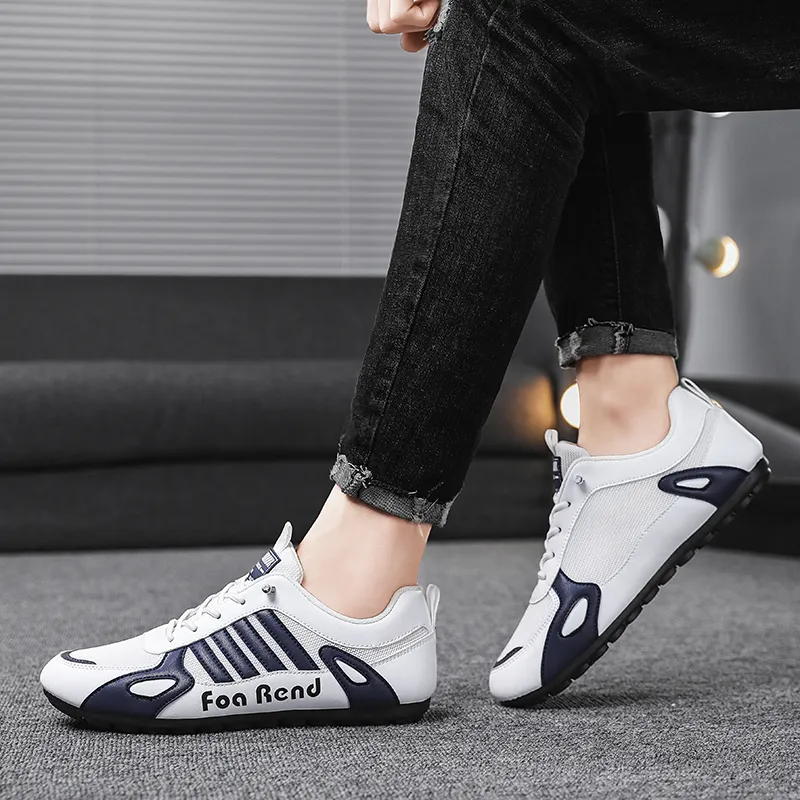 BINGO DUCK Shock Absorbers With Slip Resistant Features Low Top Casual Shoes Men's-6