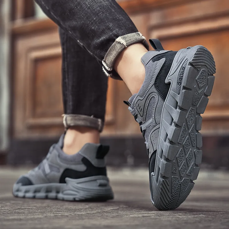 BINGO DUCK Slip Resistant And Breathable Low Top Casual Shoes Men's-13