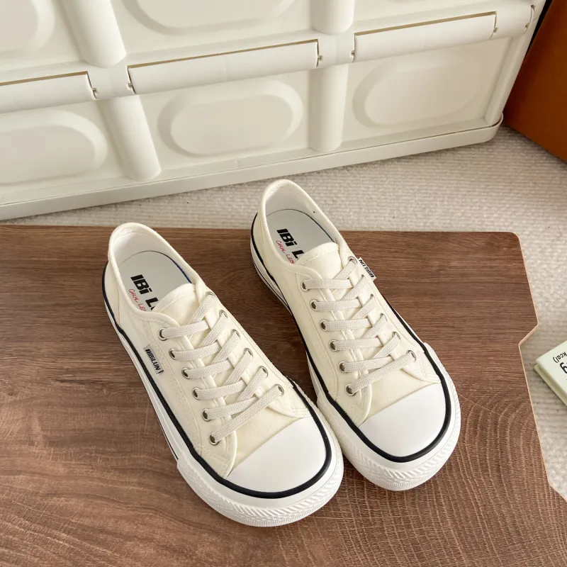 JimiXiong Breathable Low Top Canvas Shoes Women's-7