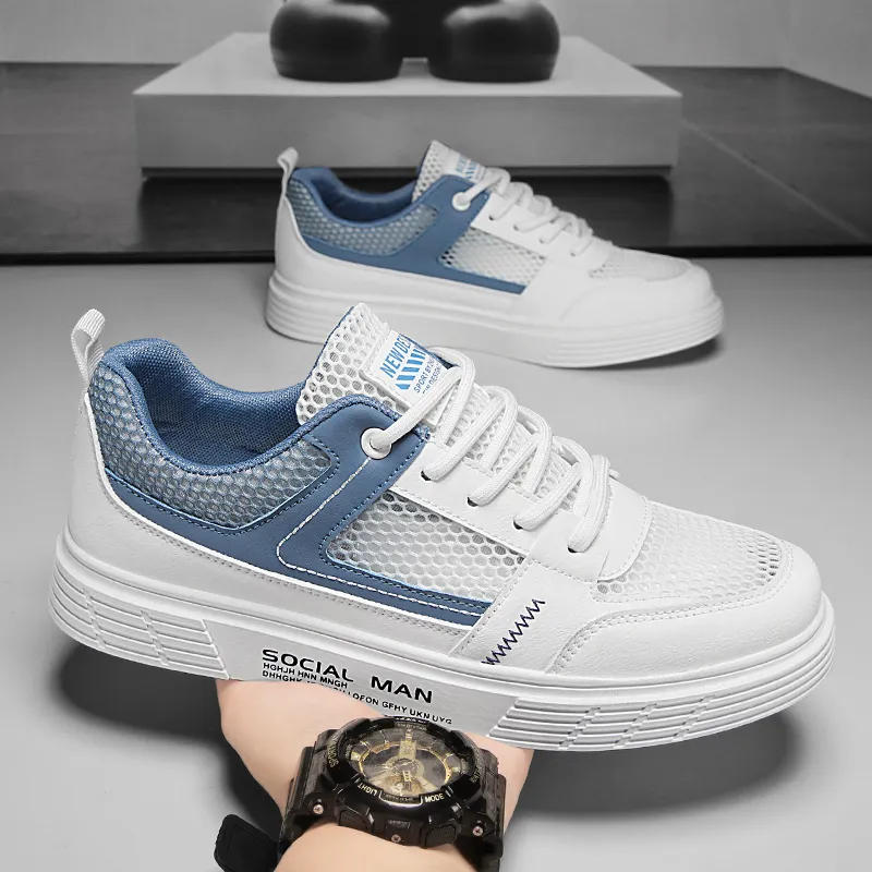 BINGO DUCK Slip Resistant And Breathable Low Top Skateboard Shoes Men's-4
