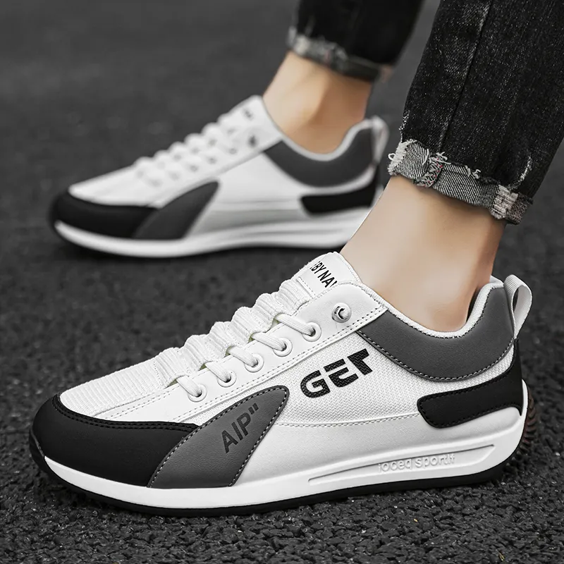 BINGO DUCK Slip Resistant Low Top Casual Shoes Men's-4