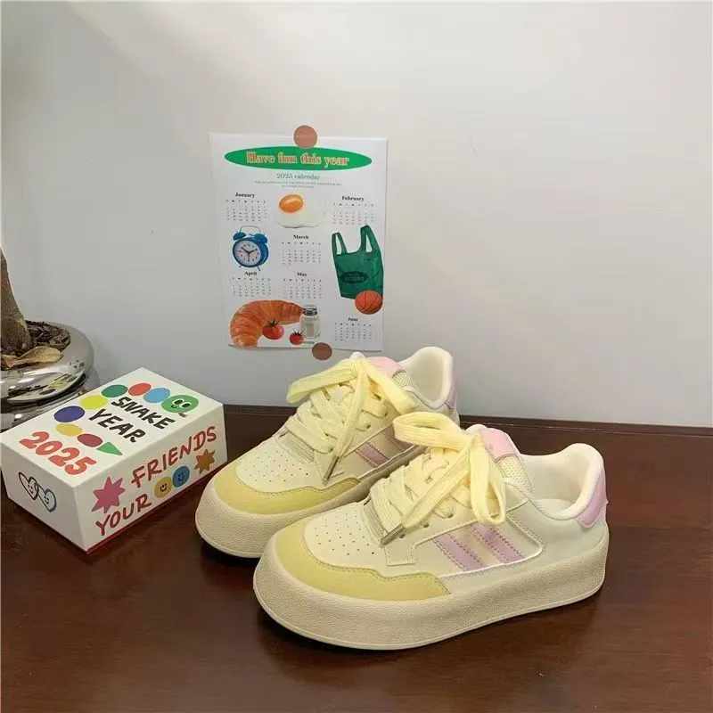 PARK DANCE Low Top Skateboard Shoes Women's-16