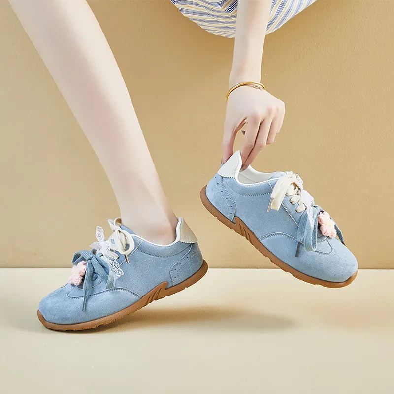 BINGO DUCK Slip Resistant Cushioning And Breathable Low Top Skateboard Shoes Women's-12