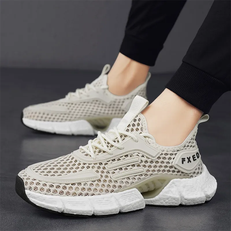 BINGO DUCK Casual Shoes Men Low Top Beige/Blue/Black-7