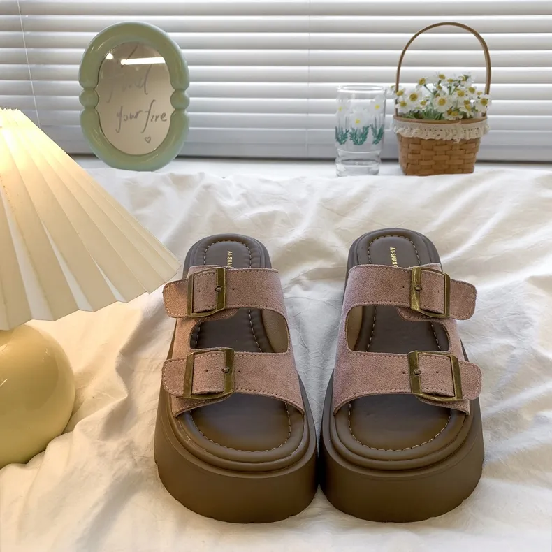 BINGO DUCK One Strap Sandals Women's-6