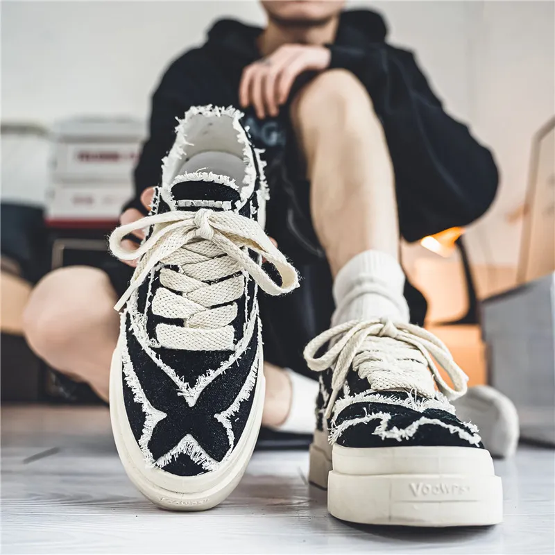 BINGO DUCK Coverage Breathable Low Top Skateboard Shoes Men's-6