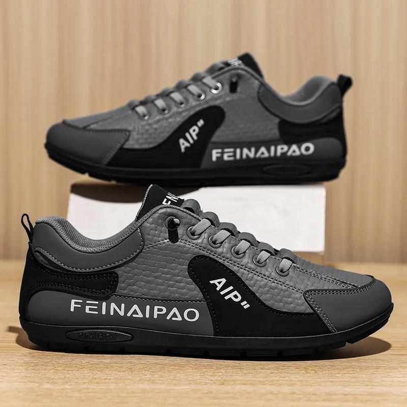 BINGO DUCK Slip Resistant Low Top Skateboard Shoes Men's-9