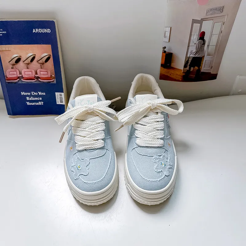 BINGO DUCK Slip Resistant And Breathable Low Top Skateboard Shoes Women's-9