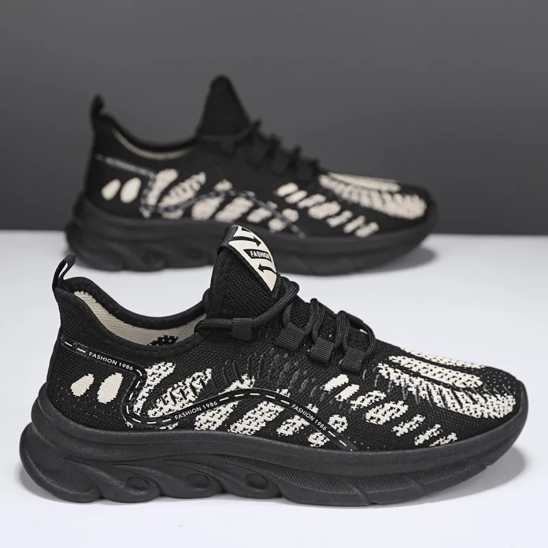 BINGO DUCK Coverage Breathable Low Top Chunky Sneakers Men's-11