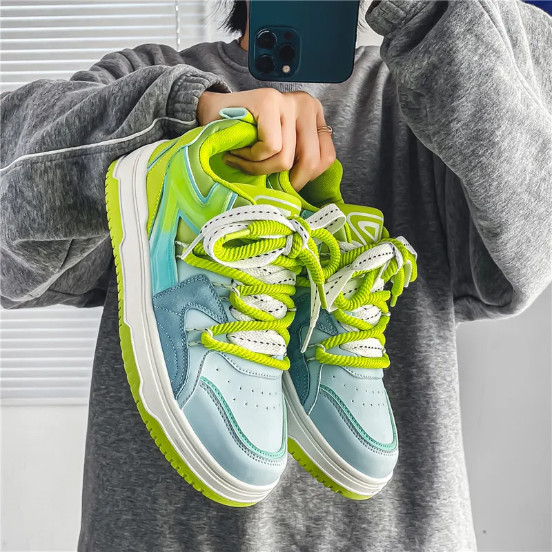 BINGO DUCK Coverage Low Top Skateboard Shoes Men's-14