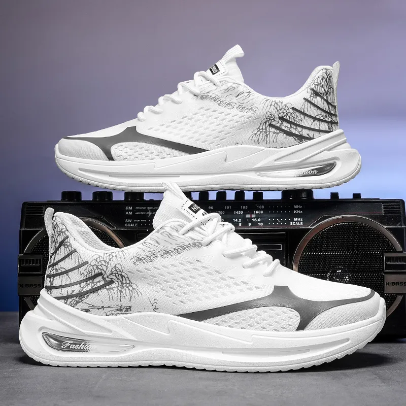 BINGO DUCK Cushioning And Breathable Low Top Chunky Sneakers Men's-7